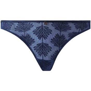 Tangas Morgan Tanga brésilien bleu marine Alixa