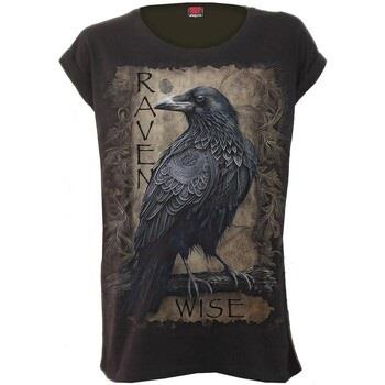 T-shirt Spiral Raven Wise