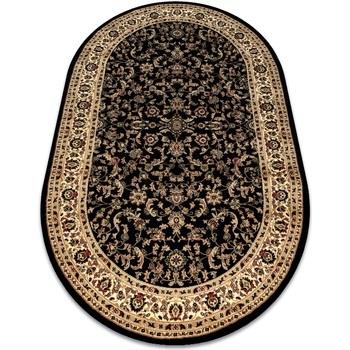 Tapis Rugsx Tapis ROYAL ADR ovale modèle 1745 noir 100x180 cm