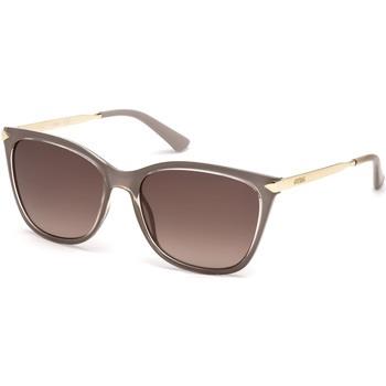 Lunettes de soleil Guess GU7483 Lunettes de soleil, Beige/Marron, 56 m...