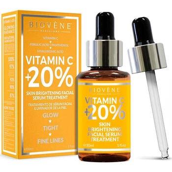 Soins ciblés Biovène Vitamin C +20% Skin Brightening Facial Serum Trea...