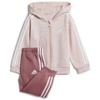 Ensembles enfant adidas SURVETEMENT ROSE - SANPIN/WHITE - 12/18 mois