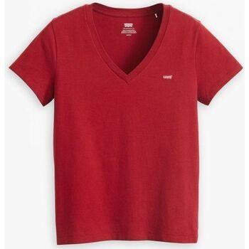 T-shirt Levis 85341 0078 - PERFECT VNECK-SUN-DRIED TOMATO