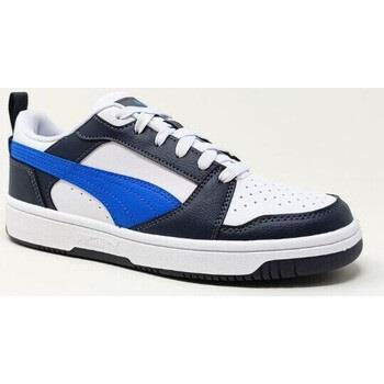 Baskets Puma BASKET REBOUND V6 LOW BLANC/BLEU