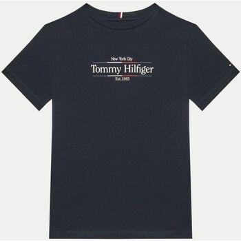 T-shirt enfant Tommy Hilfiger KB0KB09158 ICON-DW5 DESERT SKY