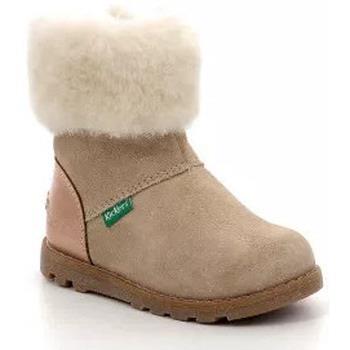 Boots enfant Kickers BOOTS FOURREES NONOFUR CHAMPAGNE