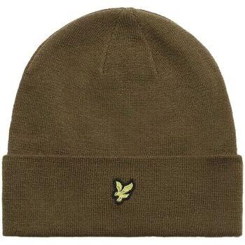 Chapeau Lyle &amp; Scott HE305CL RACKED RIB BEANIE-W485 OLIVE