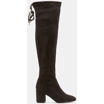 Bottines Bata bottes cuissardes en cuir velours Famme