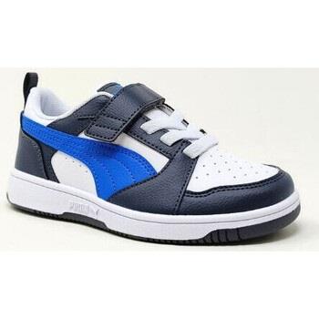 Baskets Puma BASKET REBOUND V6 LOW BLANC/BLEU