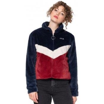 Veste Fila Veste femme fourrure 687225 bleu blanc rouge