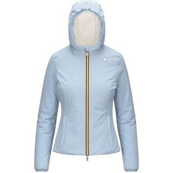 Veste K-Way Veste Lily Warm Reversible Femme Blue A/White Gardenia