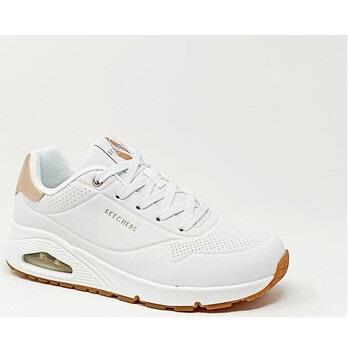 Baskets Skechers BASKET UNO GOLDEN BLANC