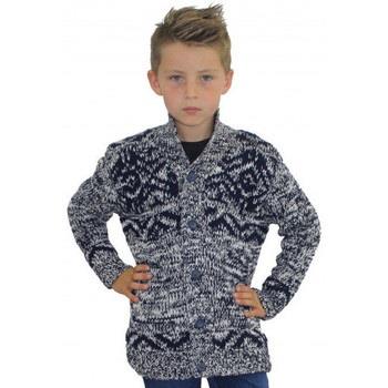 Pull enfant Timberland Gilet Bleu et blanc junior