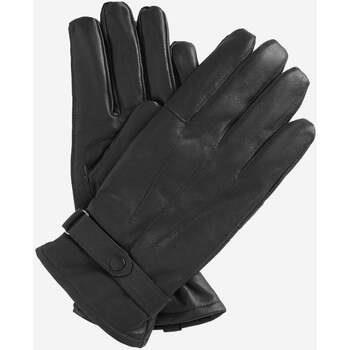 Gants Barbour Gants thinsulute en cuir bruni - noir