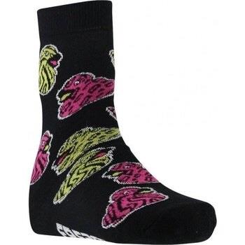 Chaussettes Freegun Chaussettes Femme Coton CANARD Noir Jaune