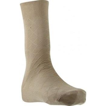 Chaussettes Landsford Chaussettes Homme Fil d'Ecosse LESLOSANGES Beige