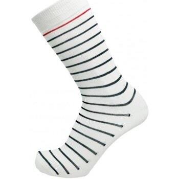 Chaussettes Les Limousines Chaussettes Homme Coton MARIN Blanc