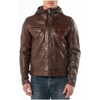 Blouson Daytona Blouson en cuir homme Ref 50362 Dark Cognac