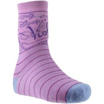 Chaussettes enfant Disney Chaussettes Fille Coton VIOLETTA LOGO Rose