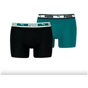 Boxers Puma MEN DUAL LOGO BOXER 2P - SEA GREEN - L