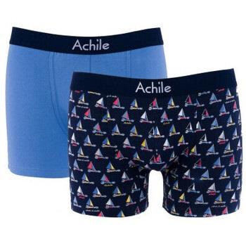 Boxers Achile Pack de 2 boxers en coton bio motifs Bon vent