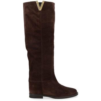 Bottes Via Roma 15 Botte en daim marron foncé