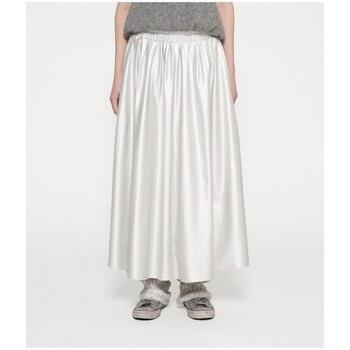 Robe 10 Days Leather Plated Skirt Silver