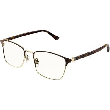 Lunettes de soleil Gucci GG1124OA Cadres Optiques, Maron, 55 mm