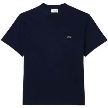 T-shirt Lacoste Chest Pocket Cotton T-Shirt Midnight Blue