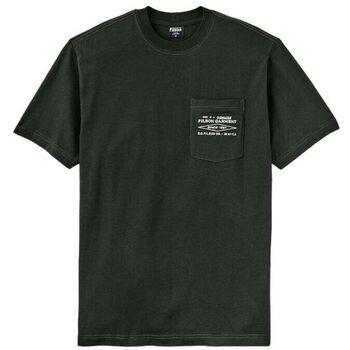 T-shirt Filson T-shirt Embroidered Pocket Homme Dark Timber Diamond