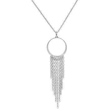 Collier Orusbijoux Collier En Argent Rhodié Cercle Multichaine