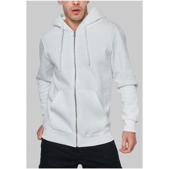 Pull Kebello Sweat à capuche zippé Blanc H