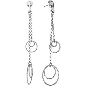 Boucles oreilles Orusbijoux Boucles D'oreilles Argent Rhodié Diamantée...