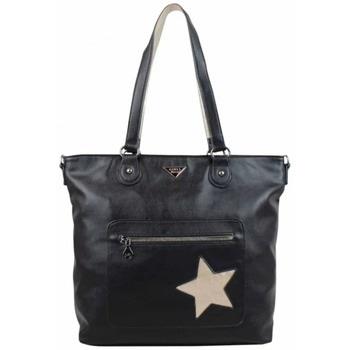 Cabas Girls Power Sac cabas ARIA - Noir étoile métallisée Or