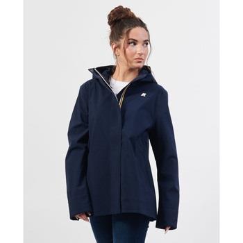 Blouson K-Way Veste courte Madalina avec capuche et logo