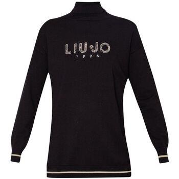 Pull Liu Jo Pull à col roulé avec logo et strass