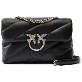 Sac à main Pinko Sac Classic Love Bag Puff en cuir nappa noir