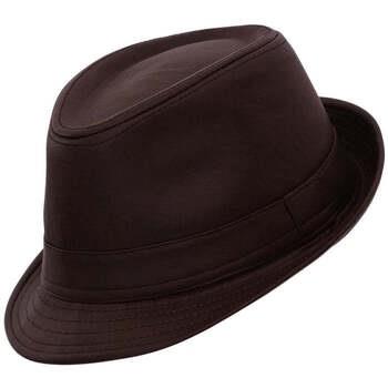 Chapeau Chapeau-Tendance Chapeau trilby façon cuir MAX T56