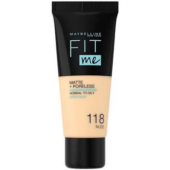 Fonds de teint &amp; Bases Maybelline New York Fit Me Matte+poreless F...