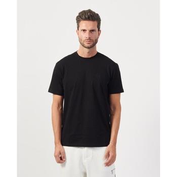 T-shirt EAX T-shirt noir en jersey coupe classique