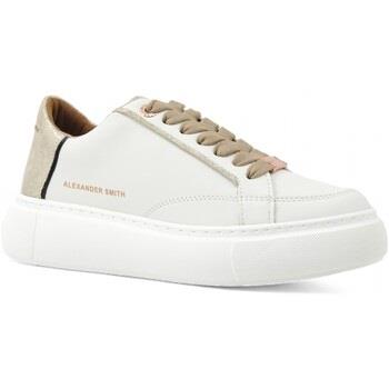 Chaussures Alexander Smith Eco Greenwich Sneaker Donna White Gold EGW7...