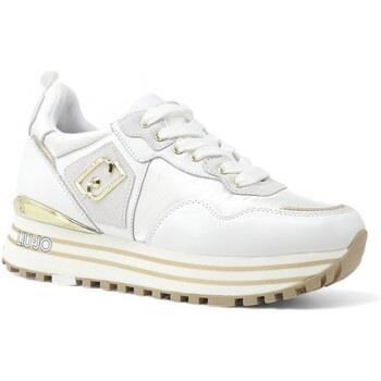 Chaussures Liu Jo Maxi Wonder 01 Sneaker Donna White BF4001PX342