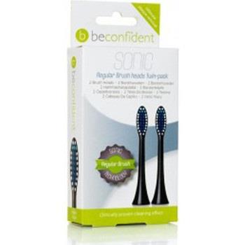 Accessoires corps Beconfident Sonic Toothbrush Heads Regular Black Cof...