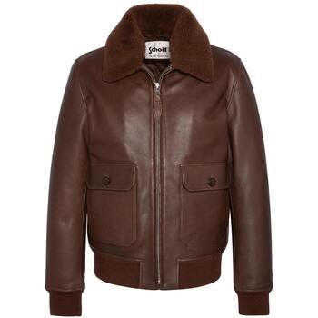 Veste Schott LCAVIATION24 BROWN