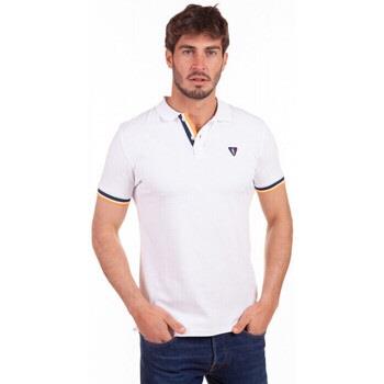 T-shirt Camberabero Polo manches courtes uni blanc