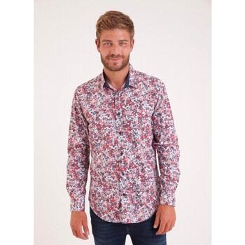 Chemise Camberabero Chemise manches longues imprimé fleurs rose