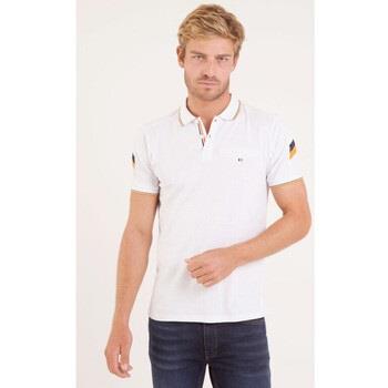 T-shirt Camberabero Polo uni blanc en jersey