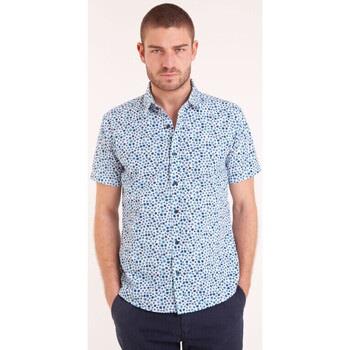 Chemise Camberabero Chemise manches courtes imprimé fleuri blanc