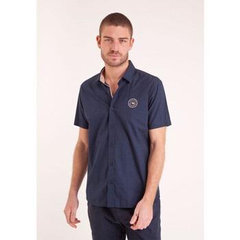 Chemise Camberabero Chemise avec broderie au dos bleu marine