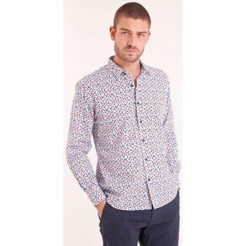 Chemise Camberabero Chemise blanche imprimée motifs exclusifs